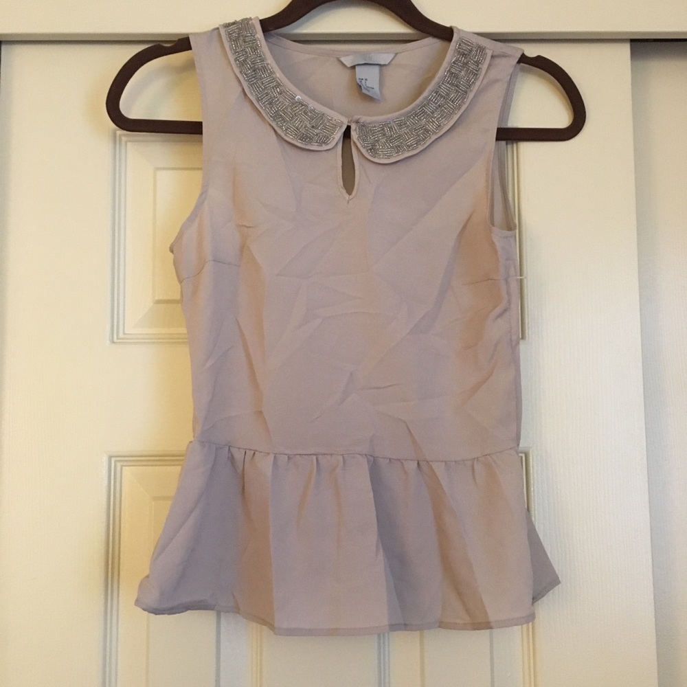 H&M Peter Pan Collar Top